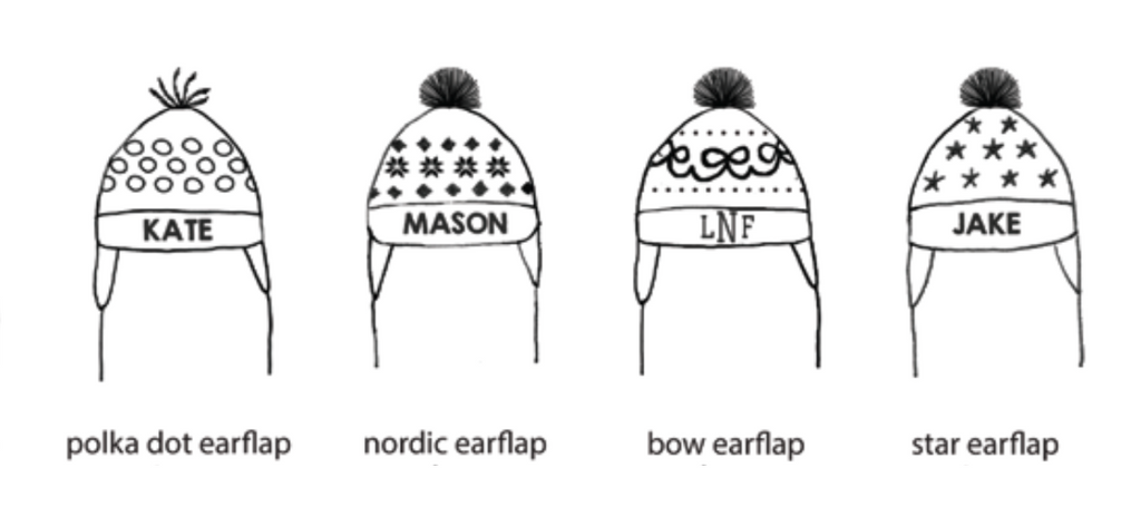 Girls Earflap Knit Hat