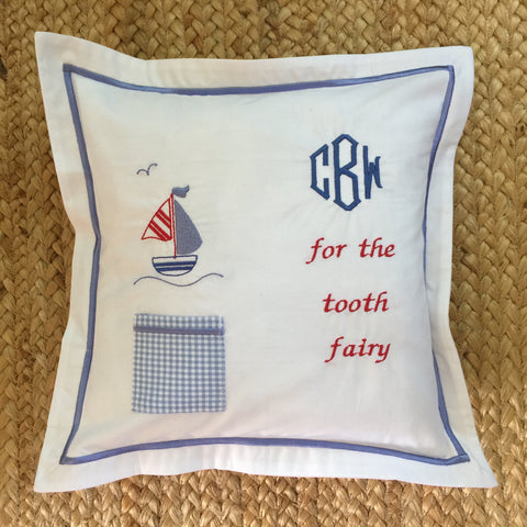 Tooth Fairy Pillow - Sailboat