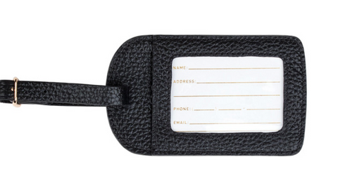 Leather Luggage Tag and Passport Set