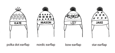 Girls Earflap Knit Hat