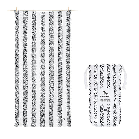 Dock and Bay Dalmation Stripe Towel